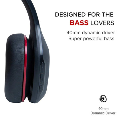 Mi Super Bass Bluetooth Wireless On Ear Headphones with Mic