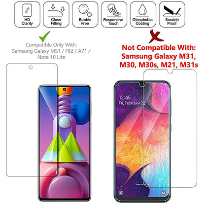 Champion Edge to Edge Screen Protector for Samsung Galaxy M51 / F62 / A71
