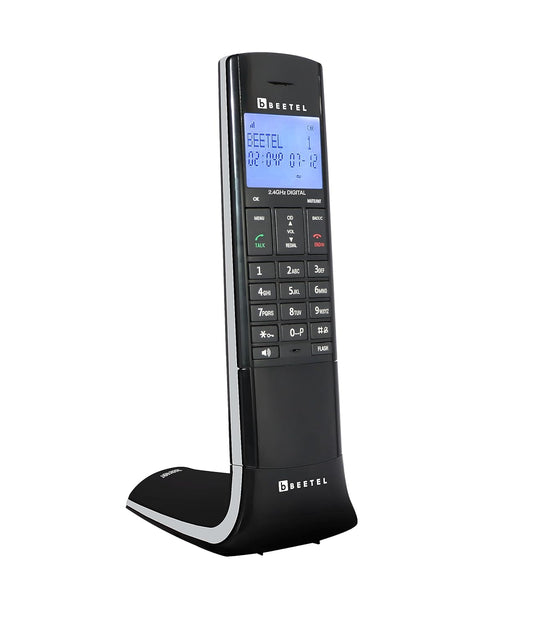 Beetel X95 Flagship Designer Cordless landline 2.4GHz,Dual Tone,2-Way Speaker Phone,Ringer & Volume Control,Auto Answer,Alarm