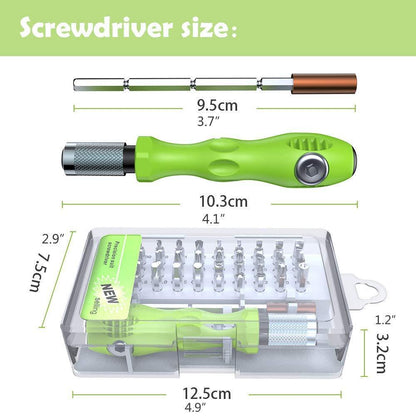 Multipurpose Mini Screwdriver Set 32 in 1 Interchangeble ,Magnetic Slot for Home Appliance,Laptop,Mobile,Computer