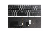 Laptop Keyboard for Hp 840 G3 Laptops With Backlight Mouse.