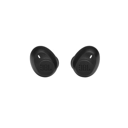 JBL Tune 115TWS Bluetooth Truly Wireless In Ear Earbuds with with mic, 21 Hours Combined Playtime, Dual Connect and Bluetooth 5.0 (Black)