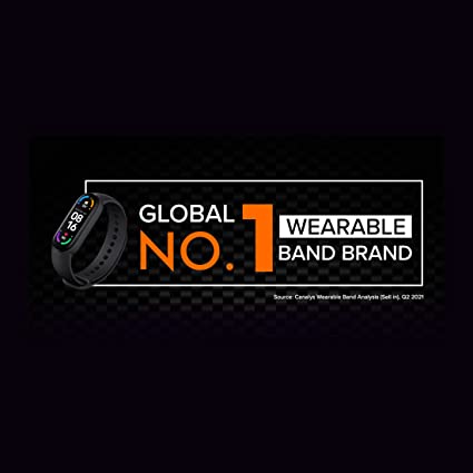 MI Smart Band 5 - India's No. 1 Fitness Band | 1.1" (2.79cm) AMOLED Display, 2 Weeks Battery Life, 11 Sports Modes (Black)