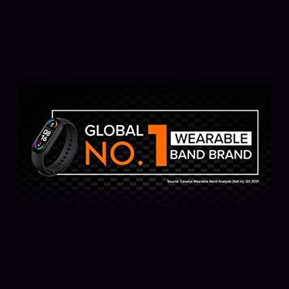 MI Smart Band 5 - India's No. 1 Fitness Band | 1.1" (2.79cm) AMOLED Display, 2 Weeks Battery Life, 11 Sports Modes (Black)