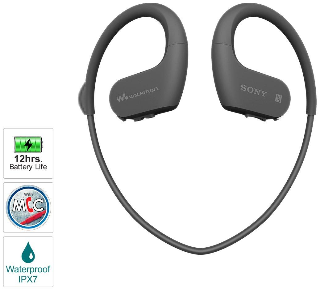 Sony Walkman NW-WS623 4GB Wireless MP3 Player with Bluetooth and NFC (Black)