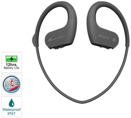 Sony Walkman NW-WS623 4GB Wireless MP3 Player with Bluetooth and NFC (Black)