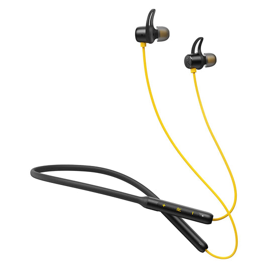 Realme Buds Wireless Bluetooth in Ear Earphones with Mic 11.2mm Bass Boost Driver, Magnetic Fast Pair 12 Hrs Playtime (Yellow)