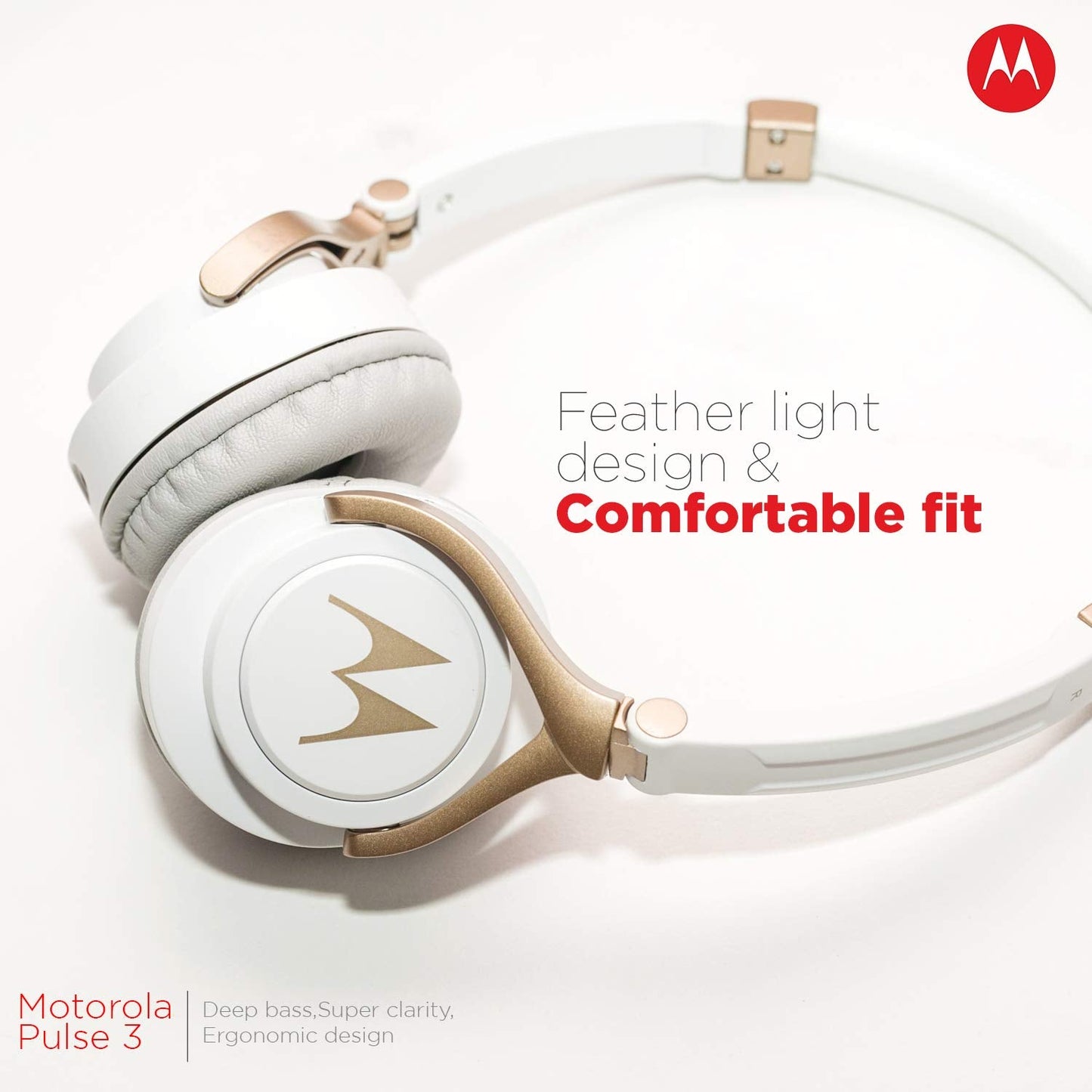 Motorola Pulse 3 Headphone (White)