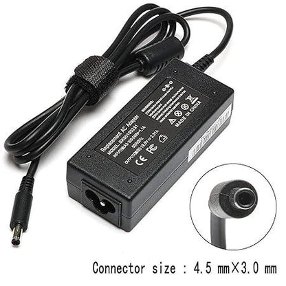 Laptop Charger for Dell Inspiron 14 3000 19.5v 2.31a 45w pin Size 4.5 X 3.0 Adapter Charger