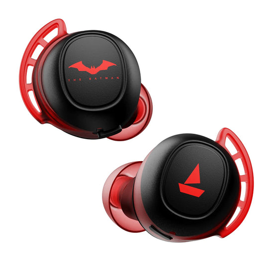 boAt Airdopes 441 Pro - Batman Edition TWS Earbuds,150hr Playback, Signature Sound, IPX7, BT 5.0 (Crusader Knight Black)