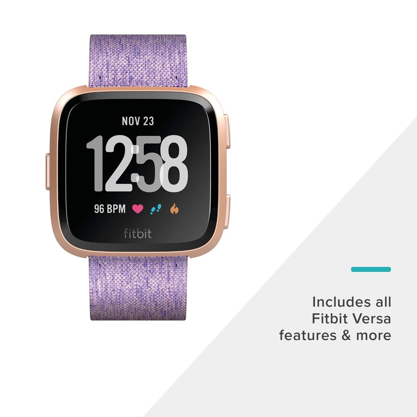 Fitbit Versa Special Edition Smartwatch, Lavender
