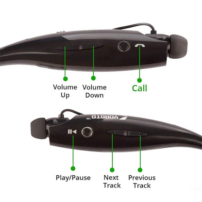 YOROTO GL-5 Bluetooth Sport Wireless, Neckband Headset Black