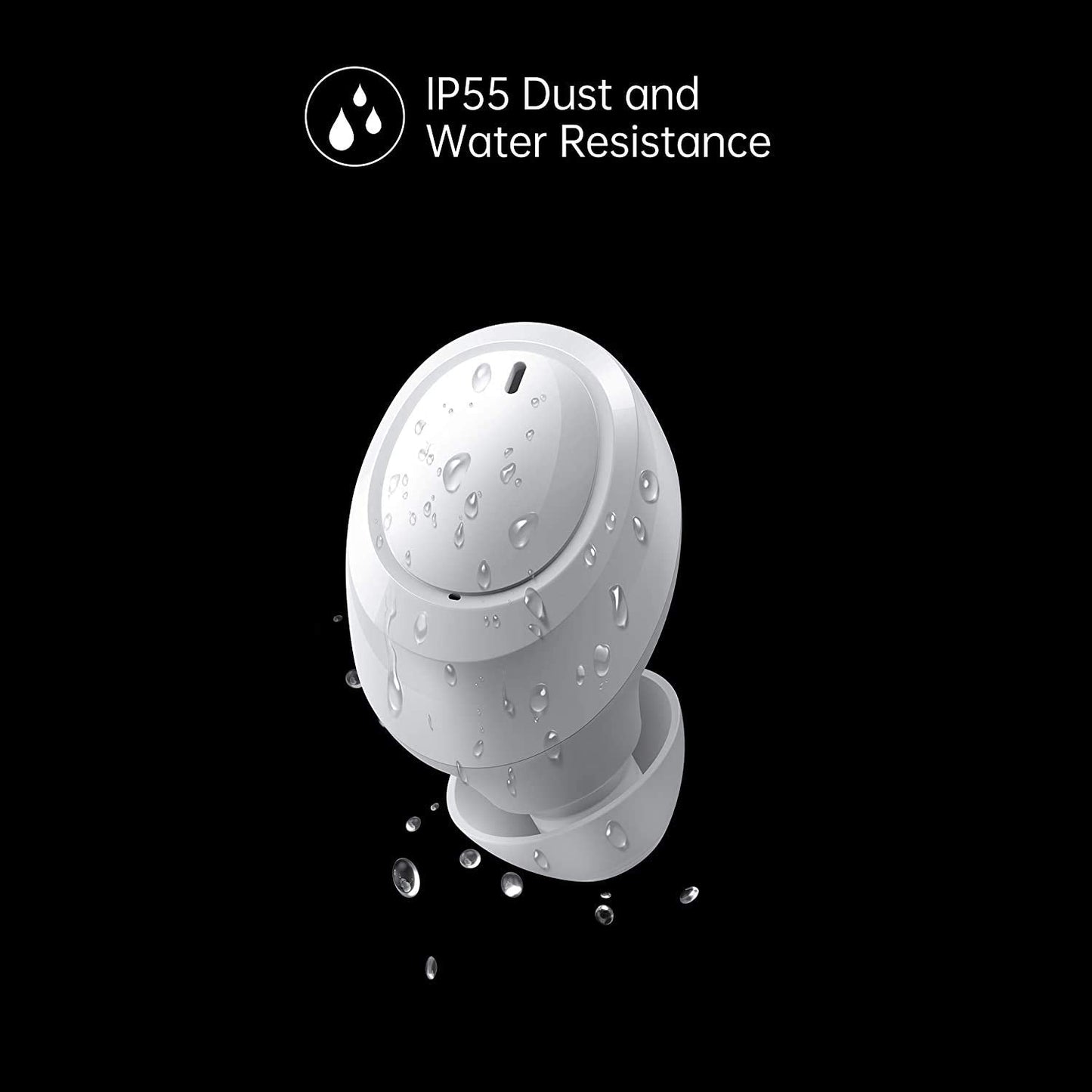 Oppo Enco W11 Bluetooth Truly Wireless in Ear Earbuds with Mic (White)