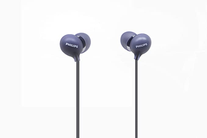 Philips Audio SHE2405BK/00 in Ear Earphone with Mic (Black)