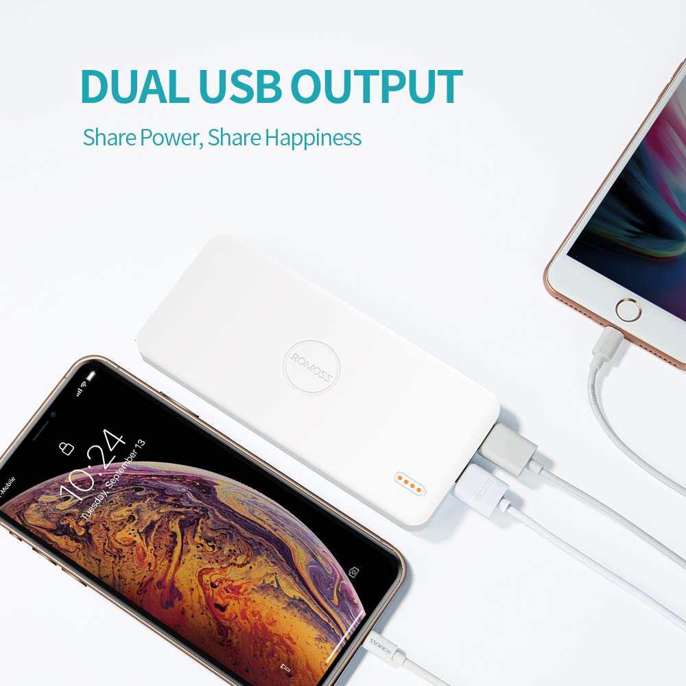 ROMOSS 5000mAh Portable Charger Polymos 5 Power Bank