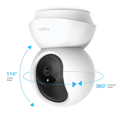 TP-LINK Tapo C200 360 2MP 1080p Full HD Pan/Tilt Home Security Wi-Fi Smart Indoor CCTV Camera (White)