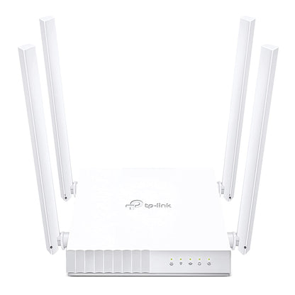 TP-Link Archer C24 AC750 Mbps Dual-Band WiFi Wireless Router 4 Antennas Smooth HD Streaming (White)