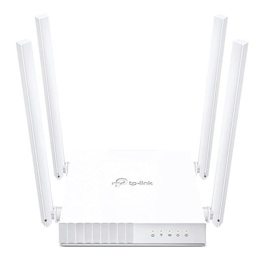 TP-Link Archer C24 AC750 Mbps Dual-Band WiFi Wireless Router 4 Antennas Smooth HD Streaming (White)