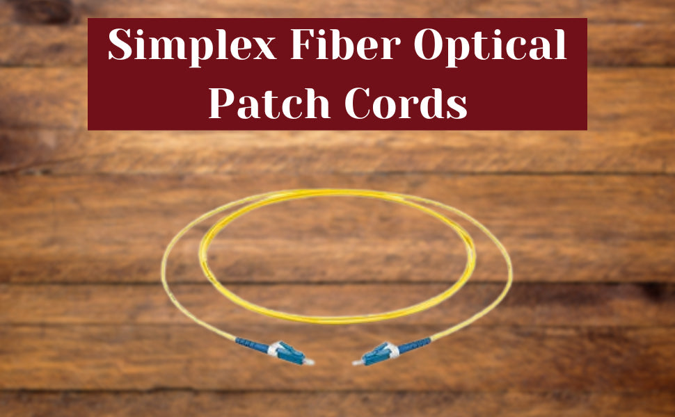 Revo LC/UPC to LC/UPC Single Mode Simplex Fiber Optical Patch Cords - 5 Metres