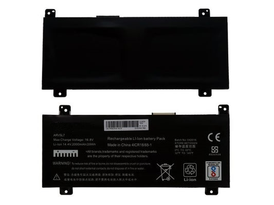Lappy Power Laptop Battery For DELL PWKWM-4S1P, 15.2V 4 Cells 3600mAh Compatible