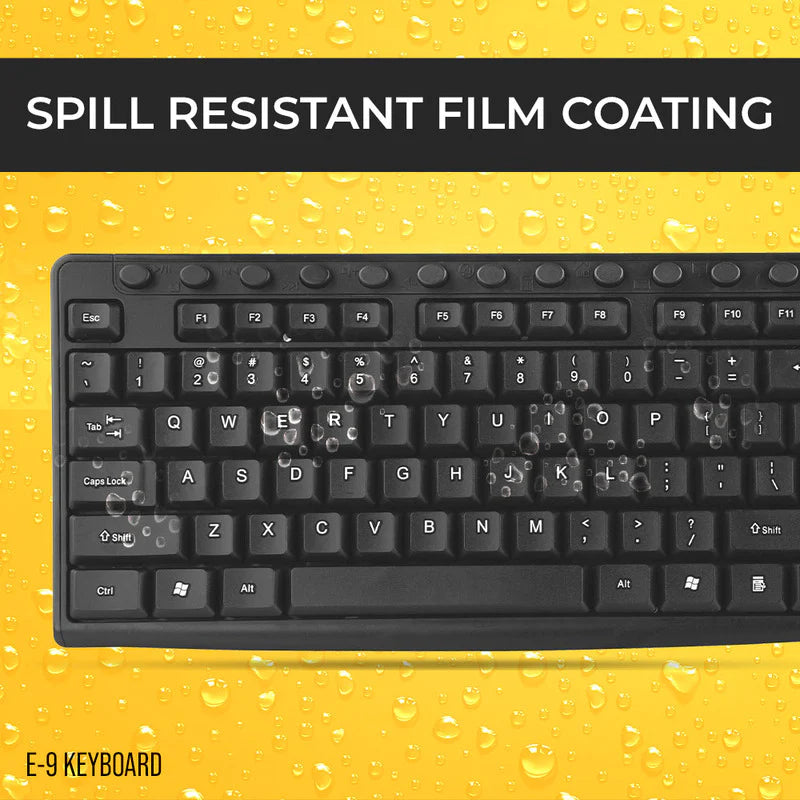 E9 - 117 Keys USB Multimedia Keyboard