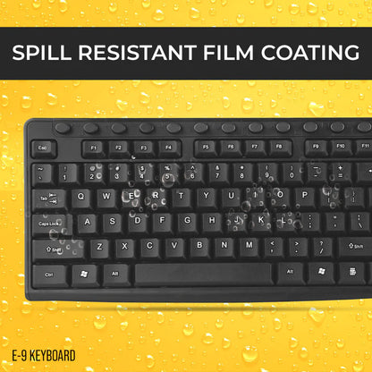 E9 - 117 Keys USB Multimedia Keyboard