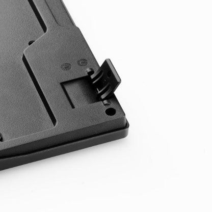 LAPCARE Alfa Keyboard 1 with Adjustable Kickstand, 104 Key with Additional 15 Hot Keys, USB 2.0 (Black)