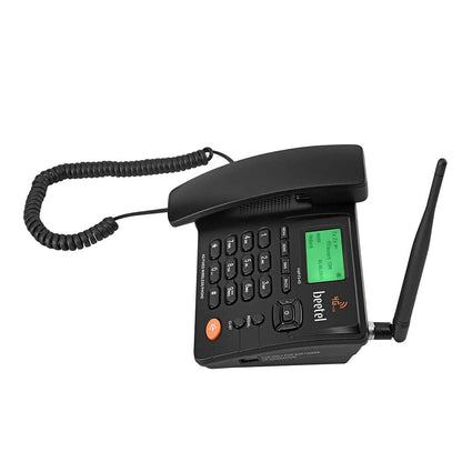 Beetel F3-4G Fixed Wireless Phone with Hotspot, 4G VoLTE Support, LED Backlight, 2-Way Digital Speaker, and Multi-Band Connectivity (Black)