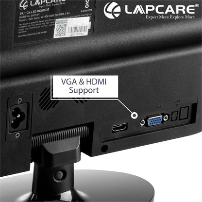 Lapcare LED Monitor - 15.4-inch 39.1CM - VGA & HDMI