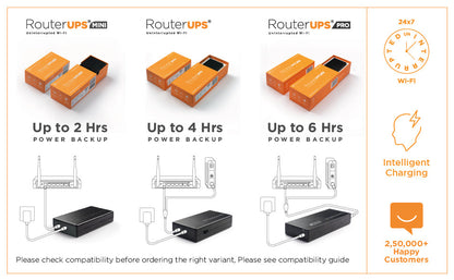 OPL UPS Router Classic WiFi Router (Up to 4 Hour Power Backup)