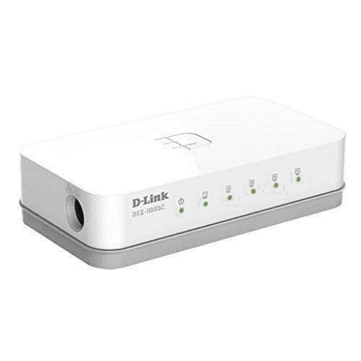 D-Link DES-1005C 5-Port 10/100 Mbps Unmanaged Desktop Switch