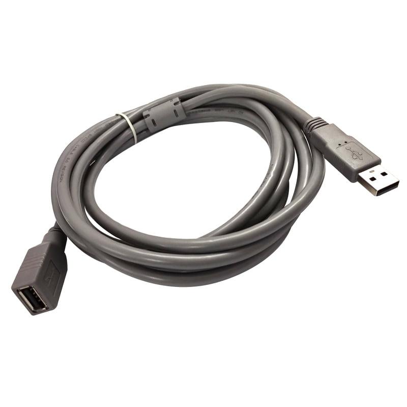 USB 2.0 Extension Cable For Printer 1.5 Mtr (Grey)