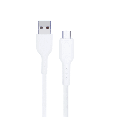 Data Cable Micro PVC 3Amp 2mtr (White)