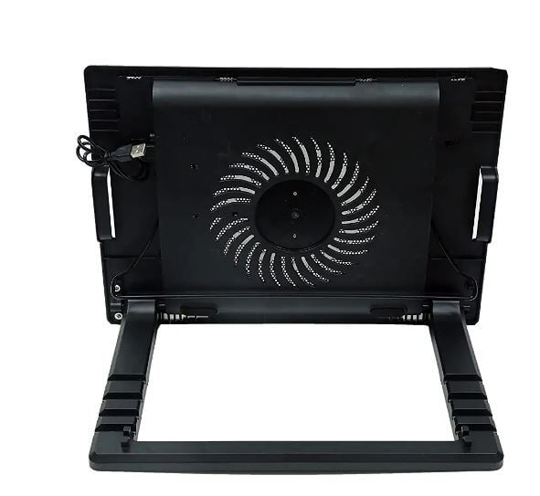 Laptop Cooling Pad AD-21, Single Fan Cooling Pad (Black)
