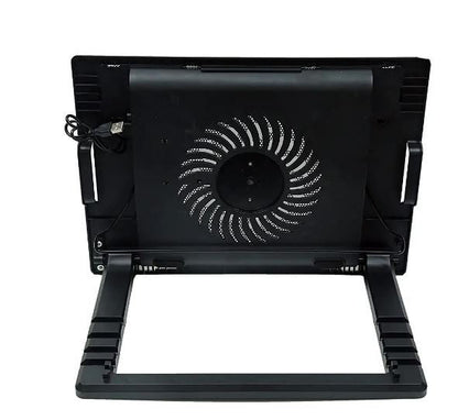 Laptop Cooling Pad AD-21, Single Fan Cooling Pad (Black)