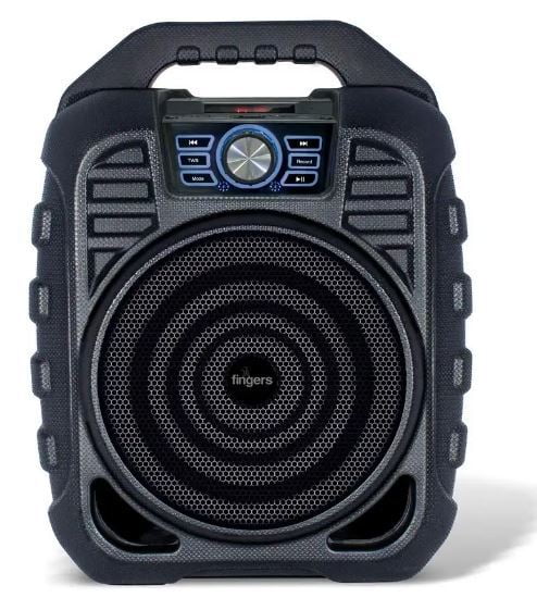 FINGERS Knockout Rugged 32 Watt Truly Wireless Bluetooth Portable Speaker (Black)