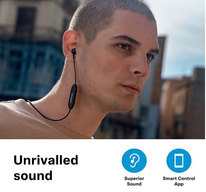 Sennheiser CX 350BT Wireless Bluetooth in Earphone with Mic (White)