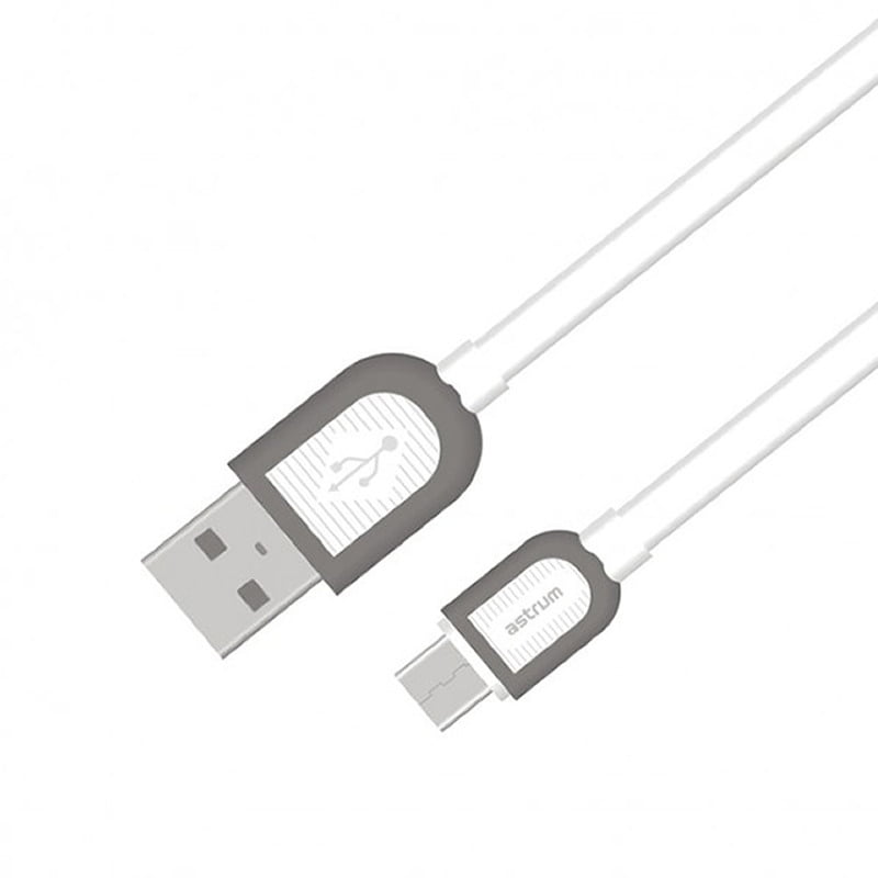 Astrum Micro USB Flat Cable UD360 White
