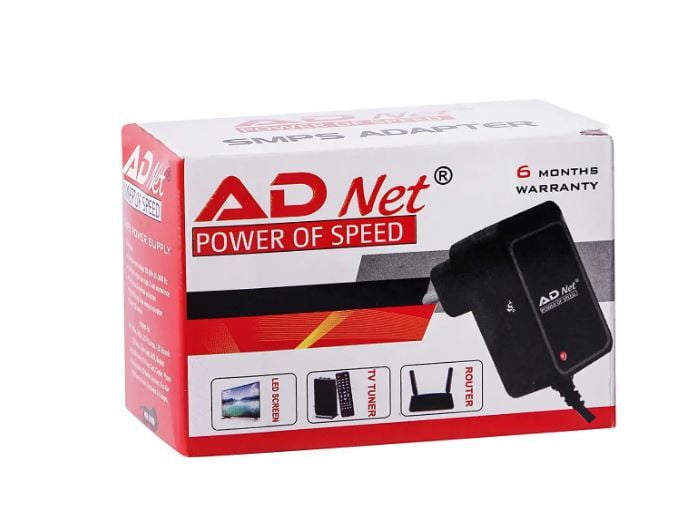 Power Adapter 5V 1A DC Supply SMPS Adapter For Set Top Box, CCTV System, Router, LED Light Strip, Other Electronics & IT Gadgets (Black)