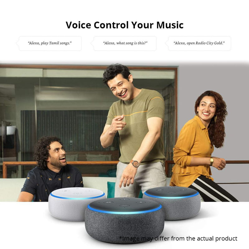 Amazon Echo Dot (3rd Gen) - New and Improved Smart Speaker with Alexa, Black