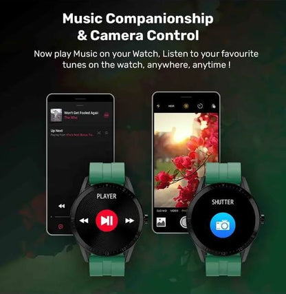 Fire Boltt Unisex BSW004 Teal Dial Silicone HD Display Smart Watch