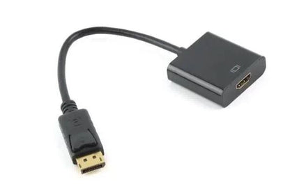 DisplayPort (DP) To HDMI Female Adapter 1080 @ 60Hz Converter for PC/Laptop/Projector/HDTV (Black/White)