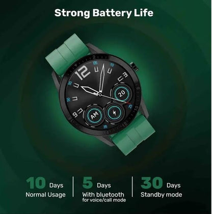 Fire Boltt Unisex BSW004 Teal Dial Silicone HD Display Smart Watch