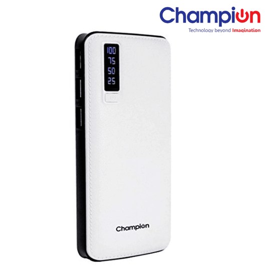 Champion 10000 mAh Power Bank PL-10001 (White )