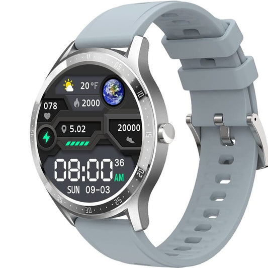 Fire-Boltt 360 SpO2 Full Touch Large Display Round Smartwatch with in-Built Games (Grey)
