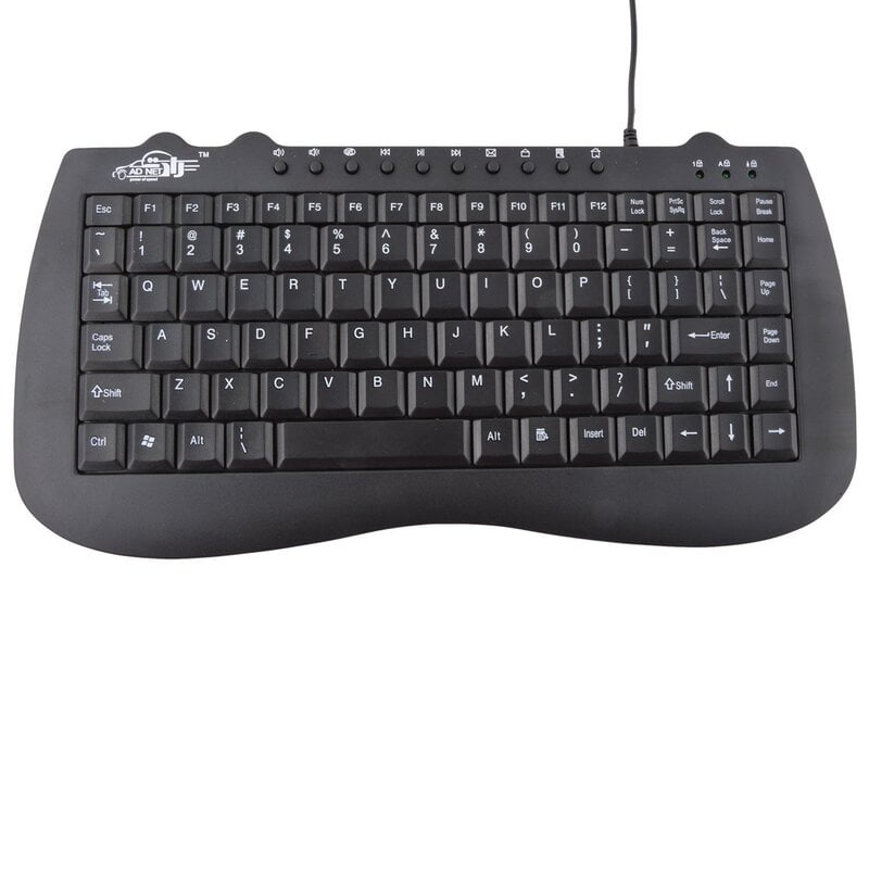 Mini Multimedia Keyboard AD-511 (Black)