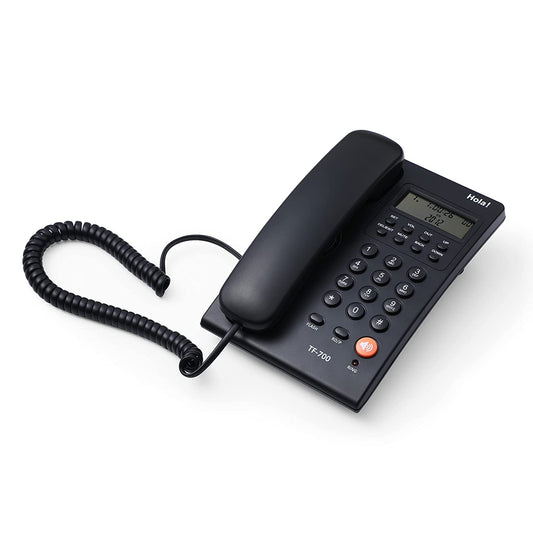 Hola TF 700 Corded Speaker Phone with Caller ID CLI and Two Way Speakerphone Black