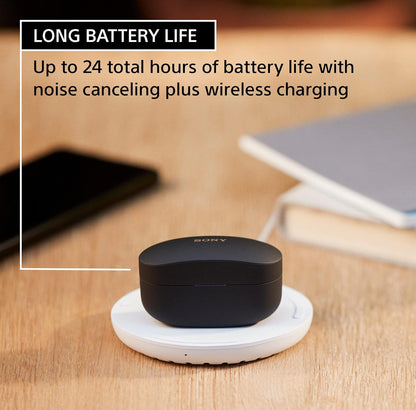 Sony WF-1000XM4 Noise Cancellation Multipoint Connection BT 5.2 TWS Truly Wireless in Ear Earbuds with Mic 36Hr Battery Life WFH Built-in Mic for Clear Calls, Silver