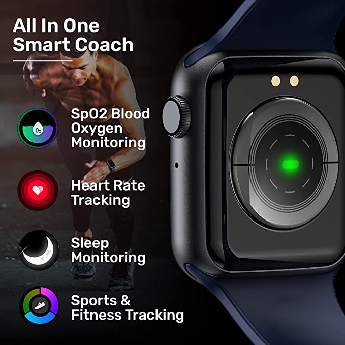 Fire-Boltt India's No 1 Smartwatch Brand Ring Bluetooth Calling with SpO2 Blue