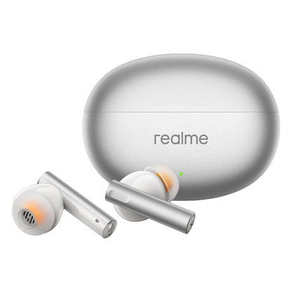 Realme Buds Air 6 TWS Earbuds 12.4mm Driver, 50dB ANC, 40H Playtime, IP55, Bluetooth V5.3 (Flame Silver)